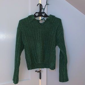 Paul Harris Design Ribbed Cropped Sweater M